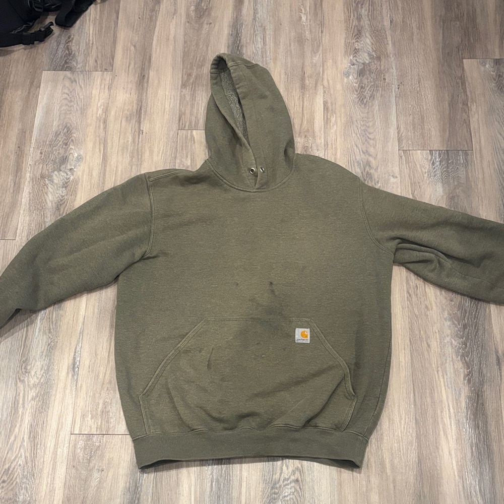 Carhartt Men's Green Hoodie